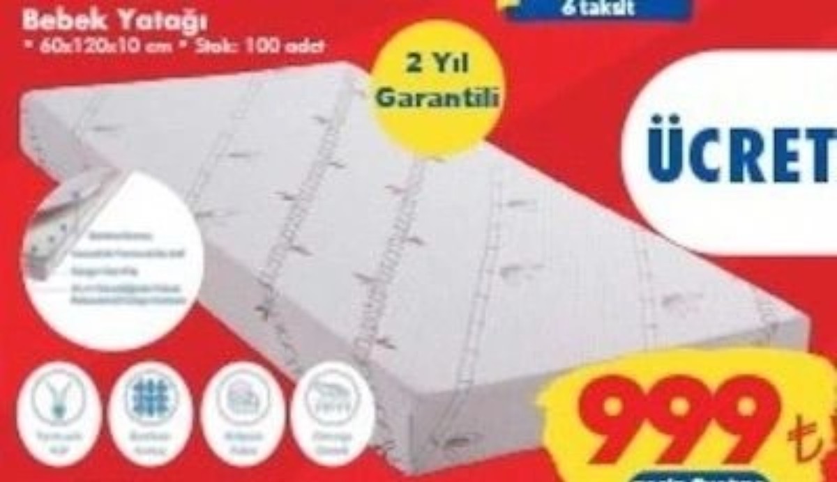 Yeni yatak almak isteyen ŞOK'a koşuyor