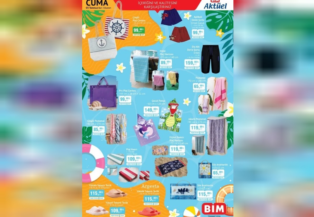 bim aktüel ürünler