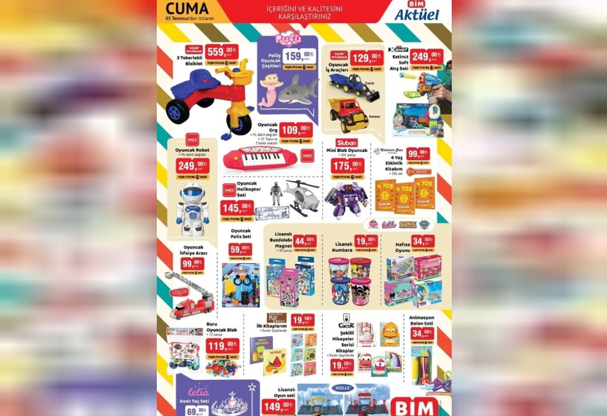bim aktüel ürünler