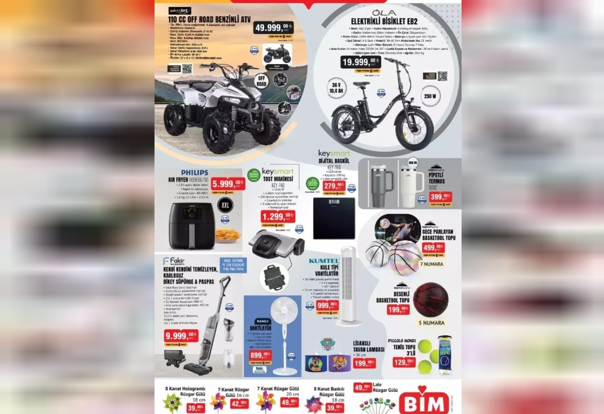 bim aktüel ürünler