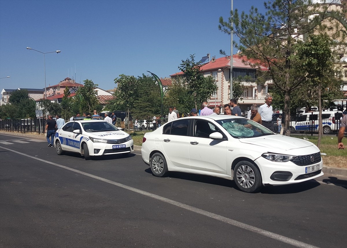 Bingöl'ün Solhan ilçesinde yolun karşısına geçmeye çalışan yaya, otomobilin çarpması sonucu...