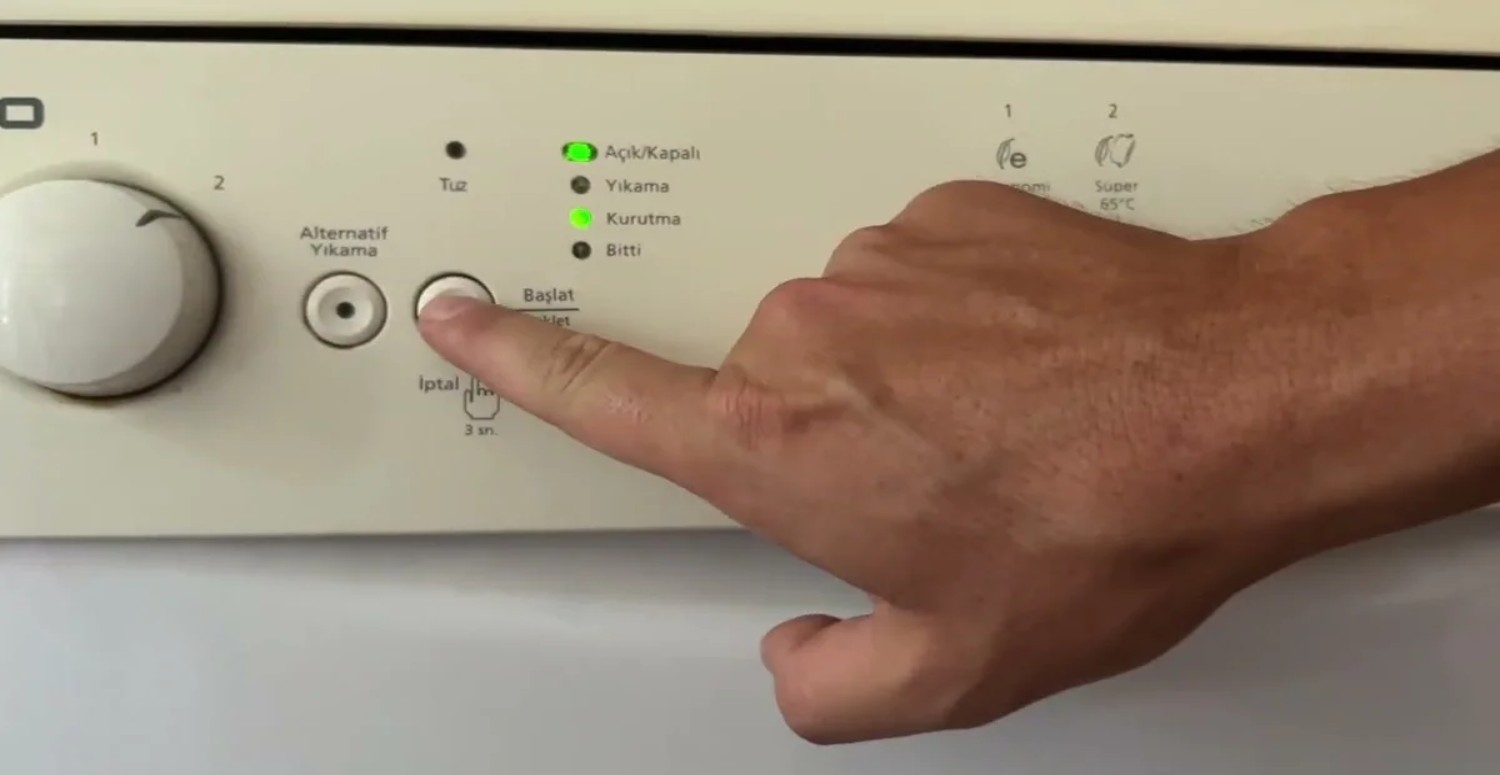 bulaşık makinası kullanımı
