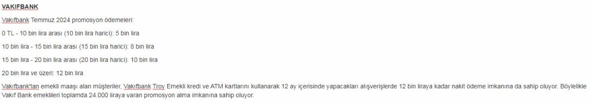 Emeklilere sürpriz promosyon