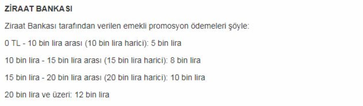 Emeklilere sürpriz promosyon