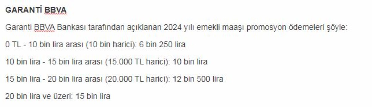 Emeklilere sürpriz promosyon