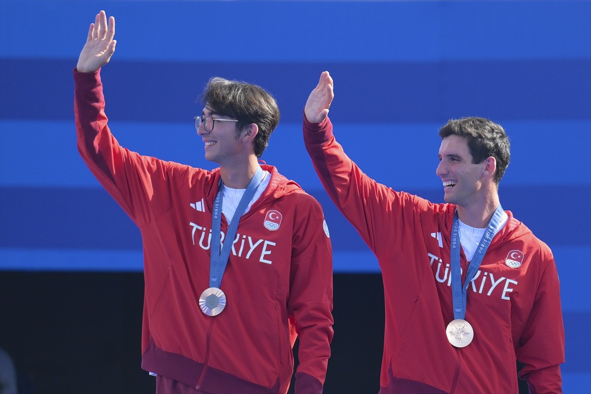 Fransa'da düzenlenen Paris 2024 Olimpiyat Oyunları'nın üçüncü gününde Okçuluk Klasik Yay Takım...