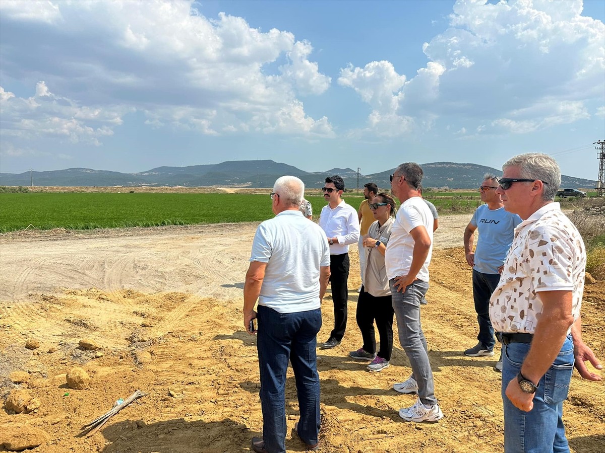 Meriç Nehri'nin kuraklık ve sıcak havaya bağlı buharlaşma nedeniyle düşen su seviyesi alınan...