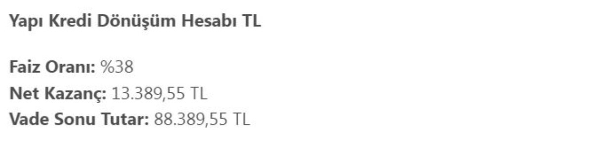 Mevduat Faiz Oranları