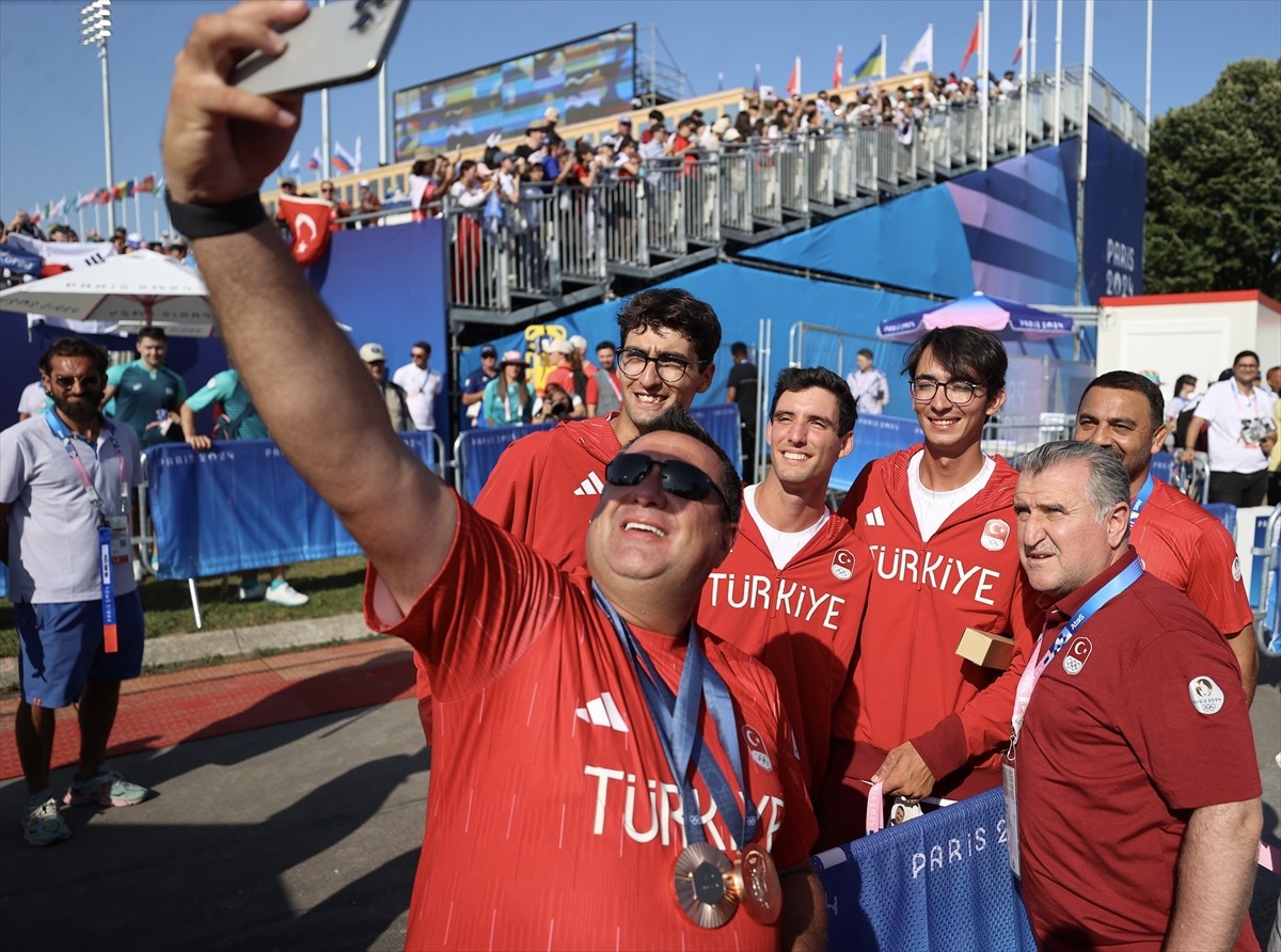 Paris 2024 Olimpiyat Oyunları'nda Paris'teki Les Invalides'te gerçekleştirilen müsabakalarda...