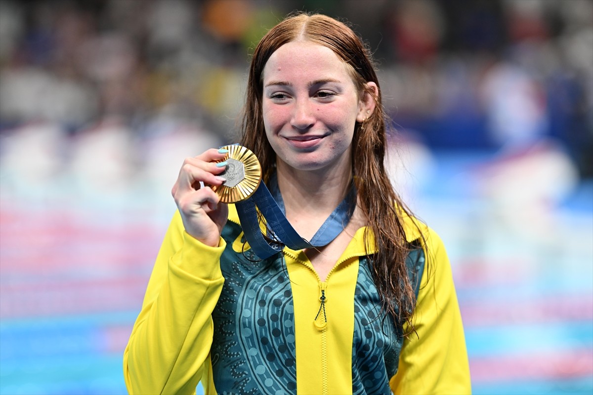 Paris 2024 Olimpiyat Oyunları'nın yüzme branşında kadınlar 200 metre serbestte olimpiyat rekoru...