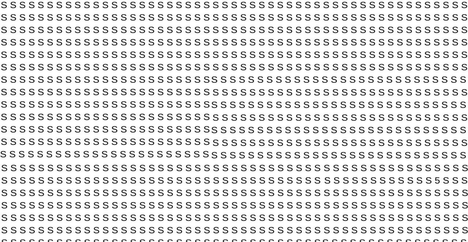 Resimdeki 5 rakamını sadece kartal gibi gözü olanlar buluyor! Gözlerinin gücüne güvenen çözsün