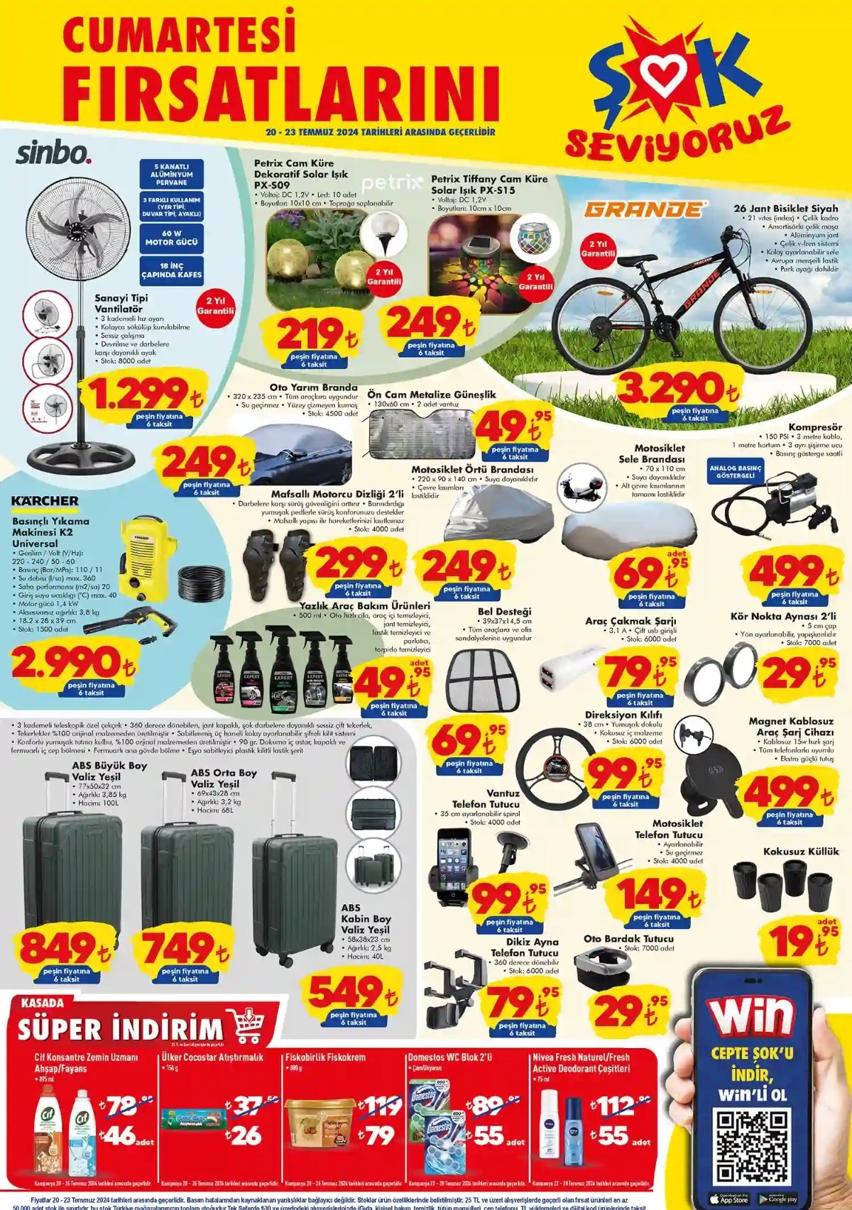 ŞOK 20 Temmuz 2024 güncel ürün kataloğu