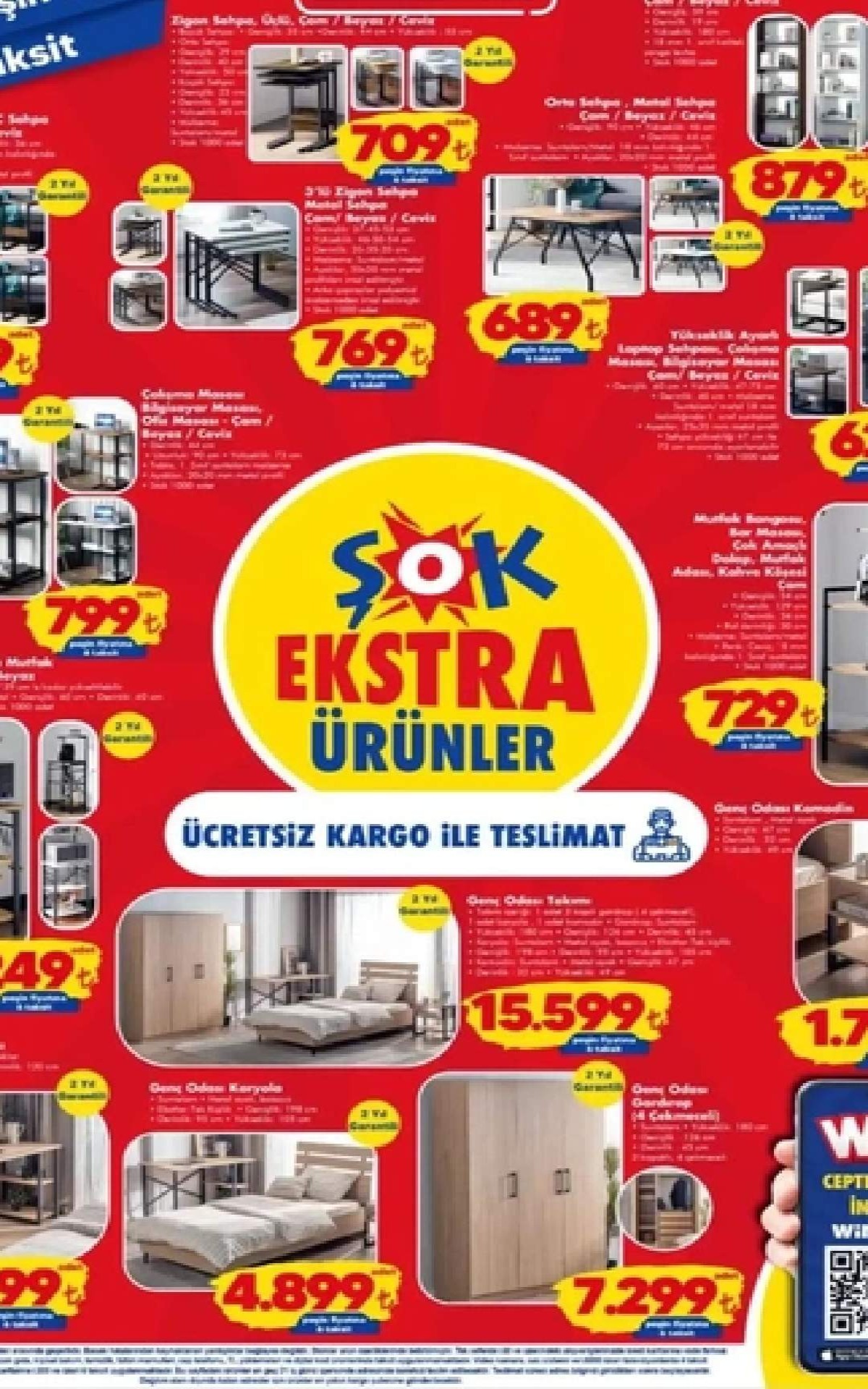 şok ekstra ürünler
