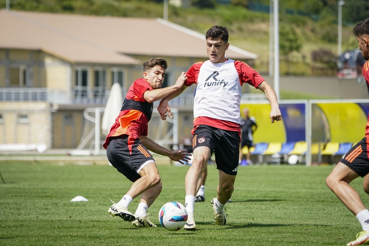 Trendyol Süper Lig ekiplerinden Gaziantep FK'nin yeni sezon hazırlıkları kapsamında kampta...