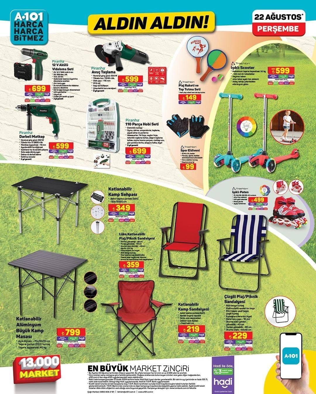 A101 22-28 Ağustos 2024 Aldın Aldın Kataloğu Yayımlandı! A101'de Bu Hafta Samsung Galaxy Watch, Elektrikli Bisiklet ve Fazlası Çok Uygun Fiyata
