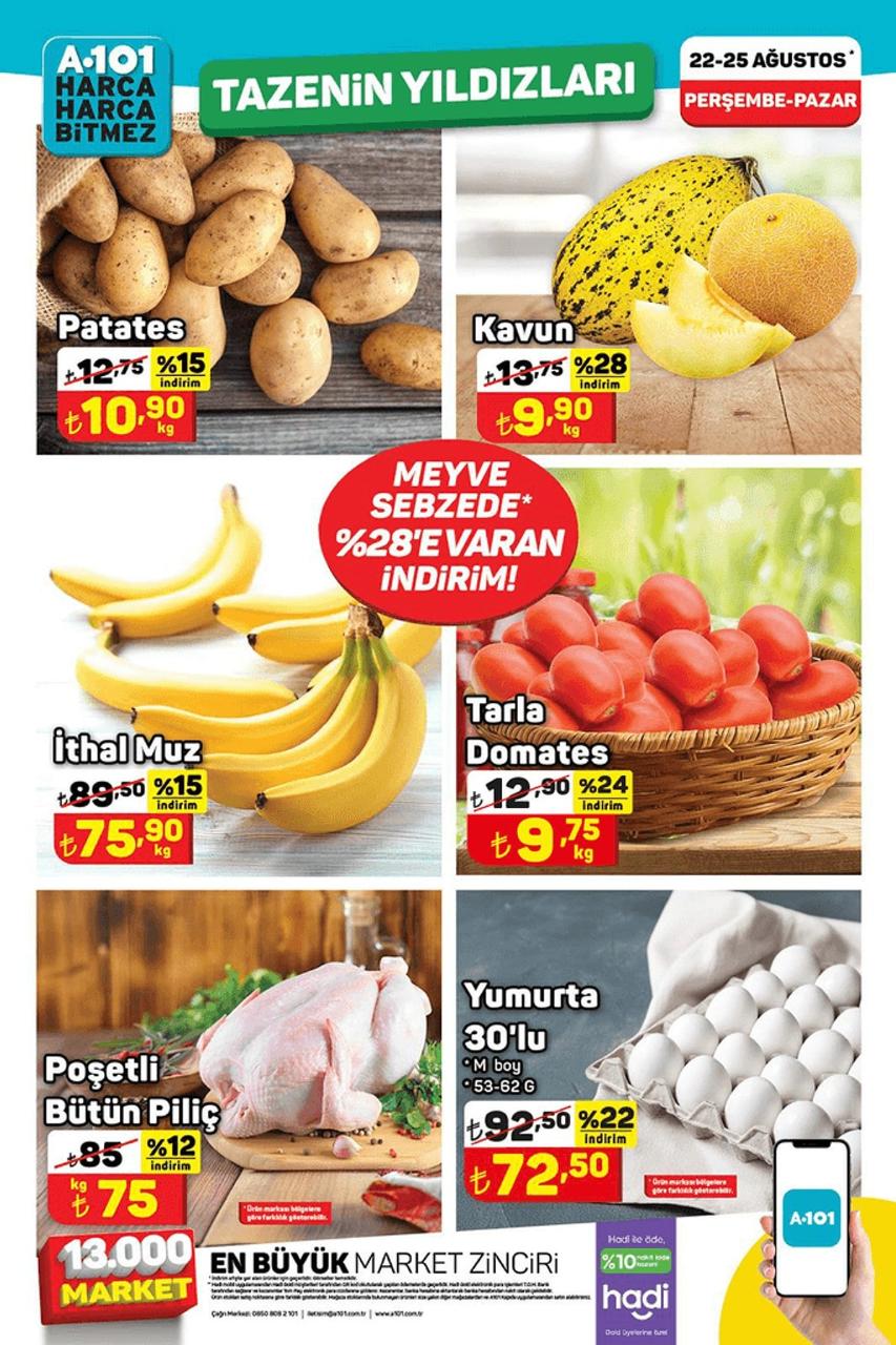 A101 24-30 Ağustos 2024 Aktüel Kataloğu Yayımlandı: Bingo bulaşık makinesi kapsülü 299 TL yerine 149 TL’ye. Torku Fındık Kreması, 209 TL’den 119'ye düştü