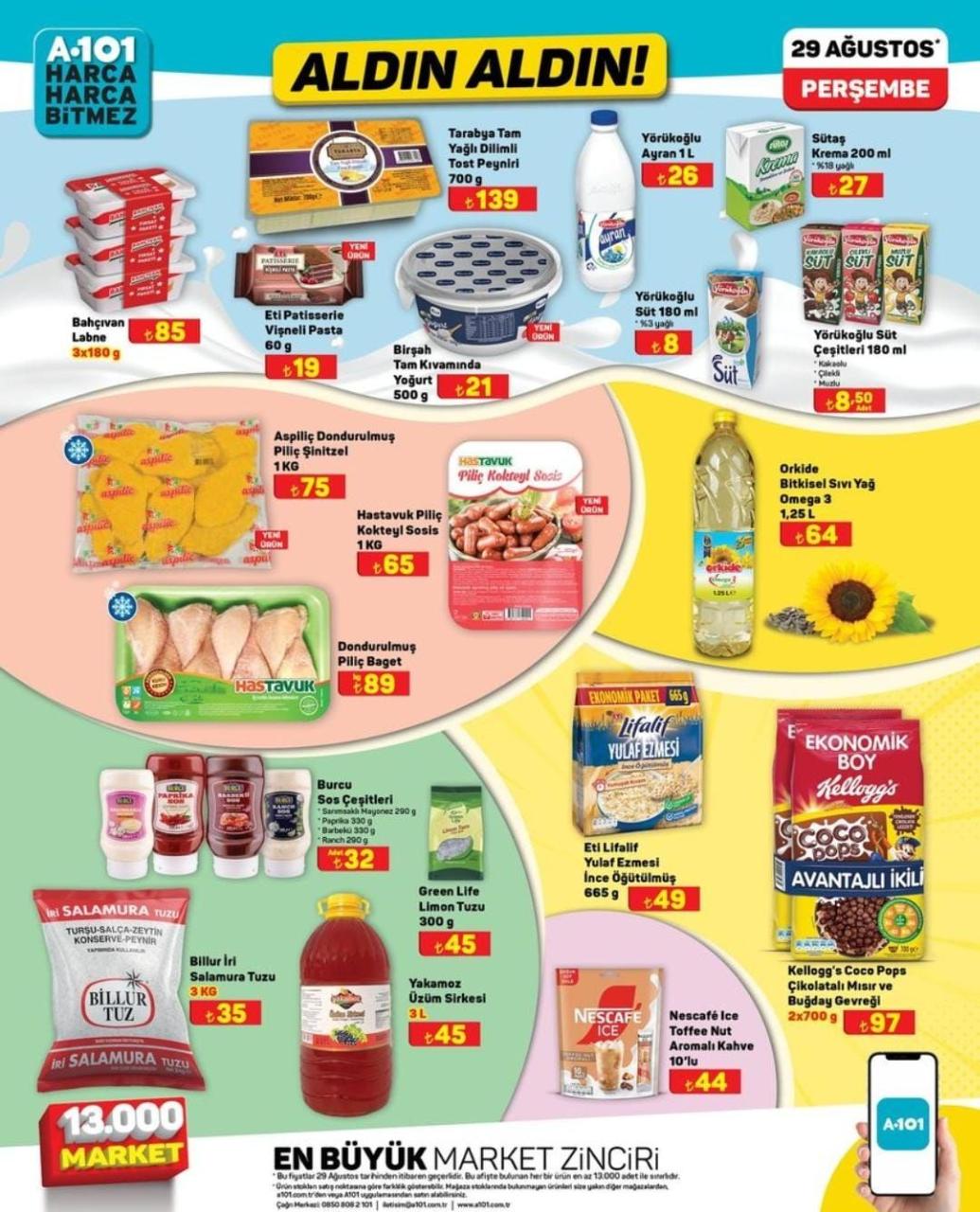 A101 29 Ağustos 2024 Perşembe aktüel ürünler kataloğu yayımlandı! A101'de okul ürünlerinde yarıya yarıya indirim fırsatı