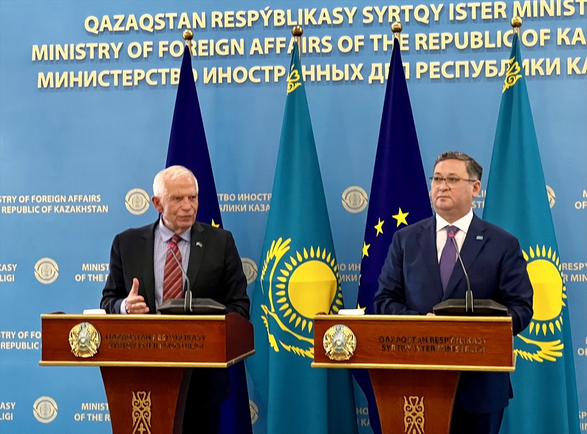 Avrupa Birliği (AB) Dış İlişkiler ve Güvenlik Politikası Yüksek Temsilcisi Josep Borrell...