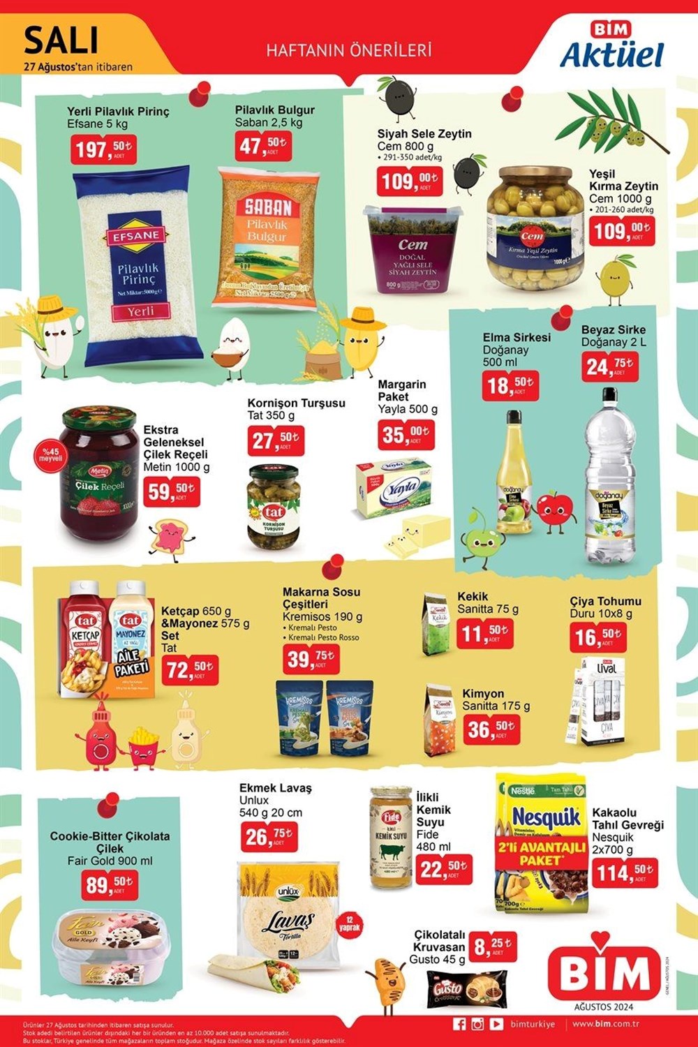 BİM Market 27-28 Ağustos 2024 İndirim Kataloğu: Bu Haftanın Kaçırılmayacak Fırsatları!