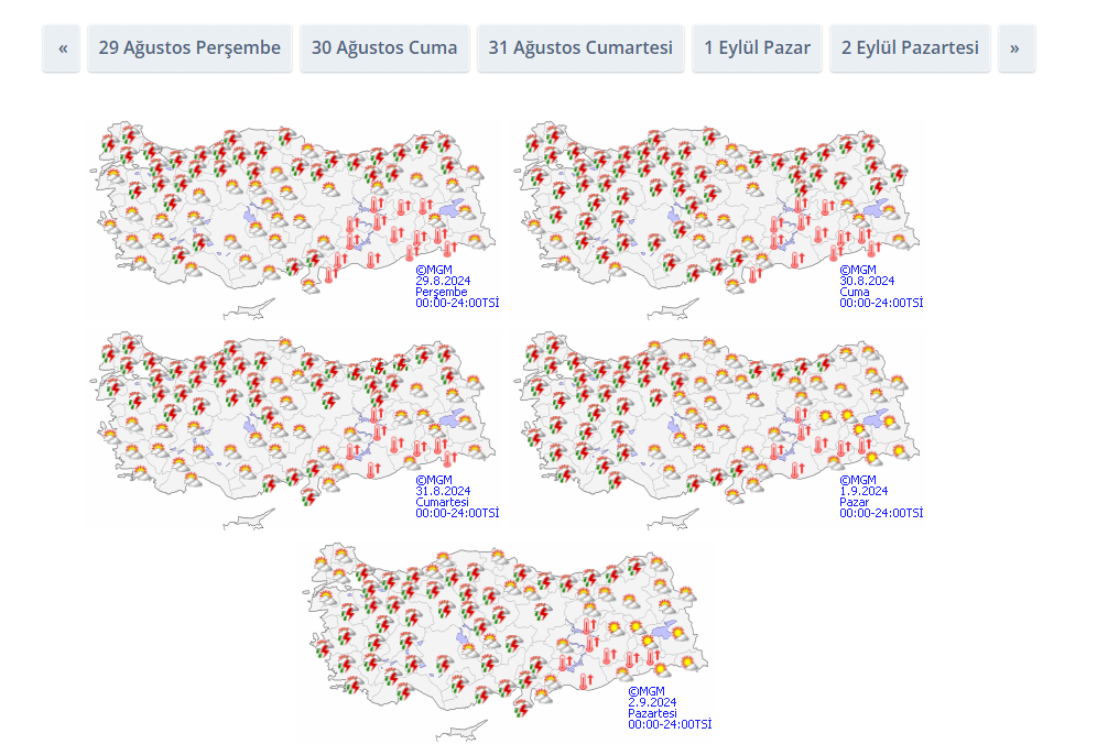 Edirne, İstanbul, Kırklareli, Kocaeli, Antalya, Hatay, Isparta, Ankara, Çankırı, Eskişehir, Bolu, Düzce, Sinop için uyarı az önce geldi