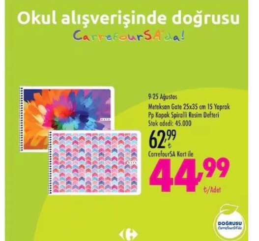 Okul alışverişlerinize yüzde 40’lık destek! Hemen gidin 10 güne kampanya bitecek