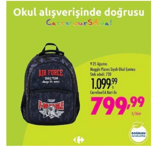 Okul alışverişlerinize yüzde 40’lık destek! Hemen gidin 10 güne kampanya bitecek