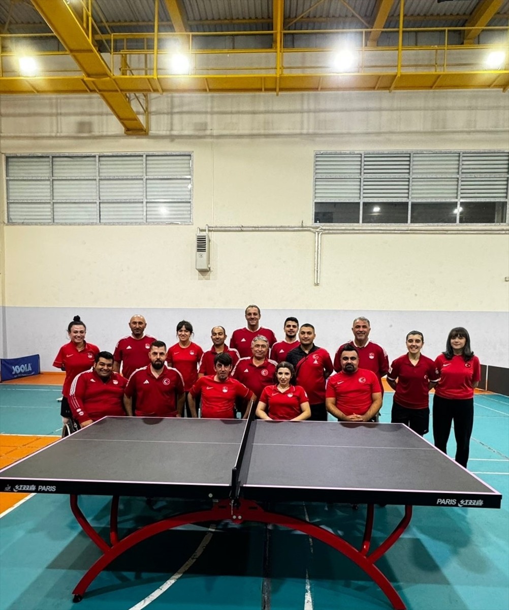 Para Masa Tenisi Milli Takımı, Paris 2024 Paralimpik Oyunları hazırlıkları kapsamında Ankara'da...
