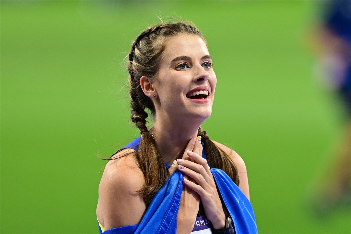 Paris 2024 Olimpiyat Oyunları'nda atletizm kadınlar yüksek atlama finalleri, Fransa'nın başkenti...