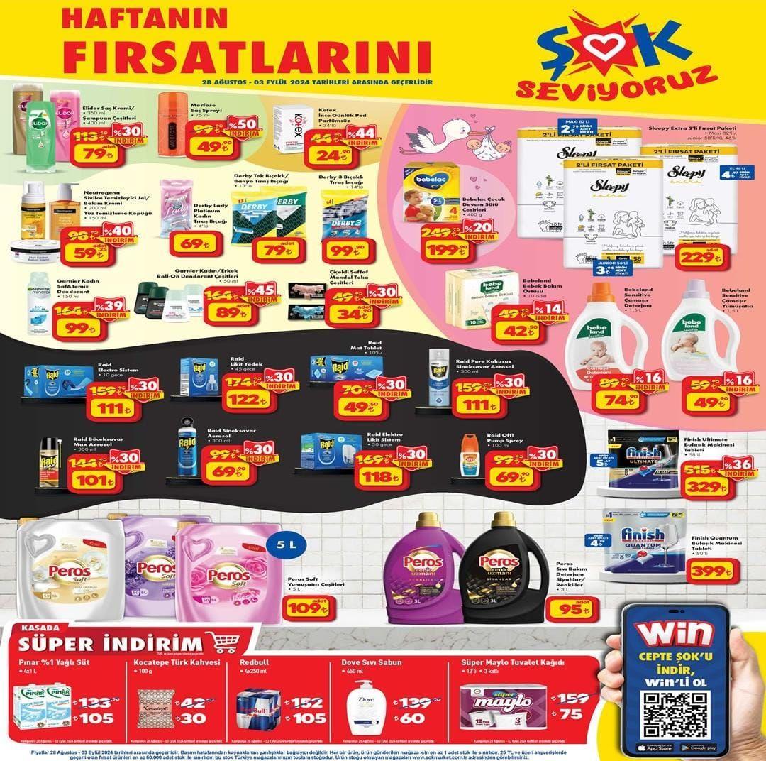 ŞOK 28 Ağustos 2024 Aktüel Ürünler Kataloğunda Dev İndirimler: 32'li Tuvalet Kağıdı 160TL'den 75 TL'ye düştü!