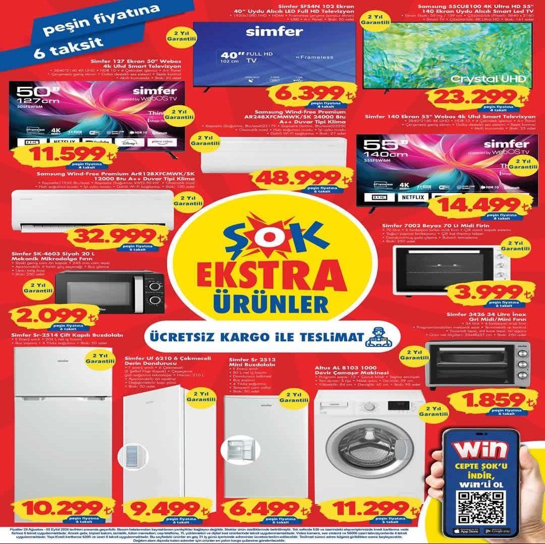 ŞOK 28 Ağustos 2024 Aktüel Ürünler Kataloğunda Dev İndirimler: 32'li Tuvalet Kağıdı 160TL'den 75 TL'ye düştü!