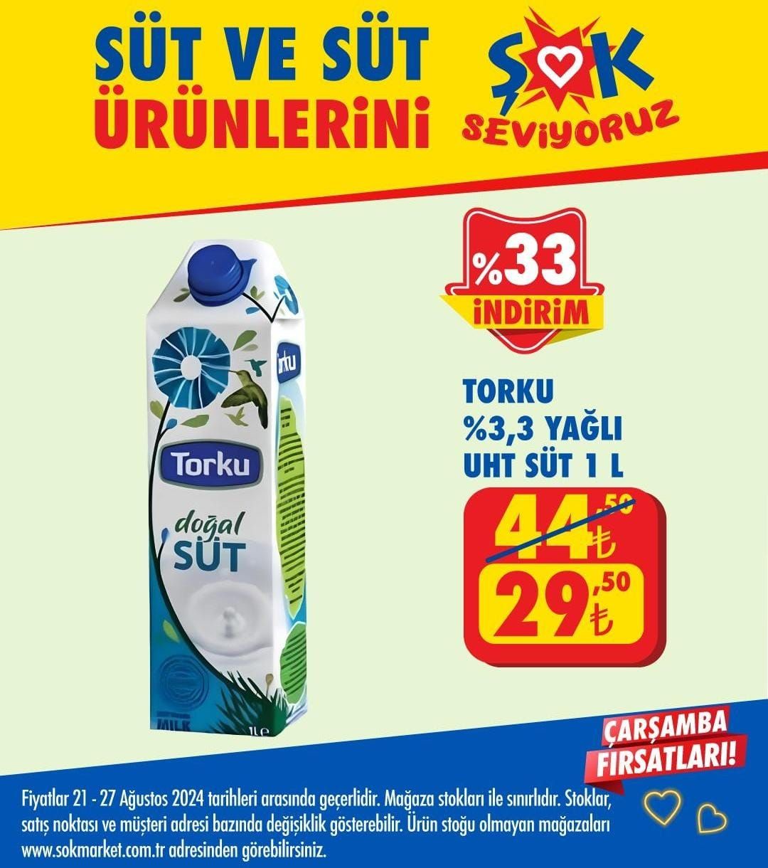 ŞOK Market 21-27 Ağustos 2024 İndirimler Kataloğu Yayımlandı: Kaçırılmayacak Fırsatlar ve Ürünler ŞOK'ta