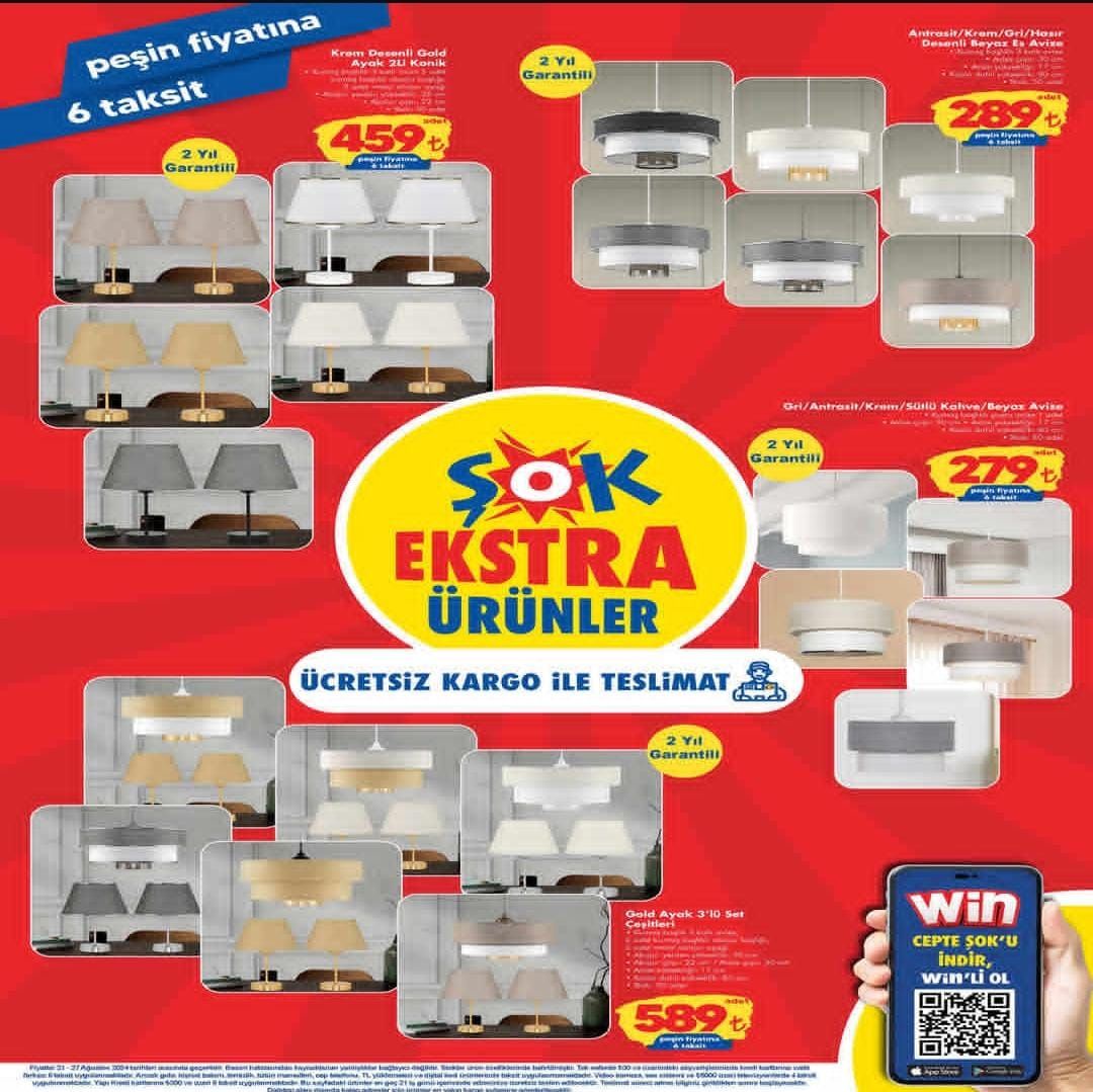 ŞOK Market 21 Ağustos 2024 İndirim Kataloğu Yayımlandı: iPhone, klima, buzdolabı, ve televizyonlarda çok büyük indirim!