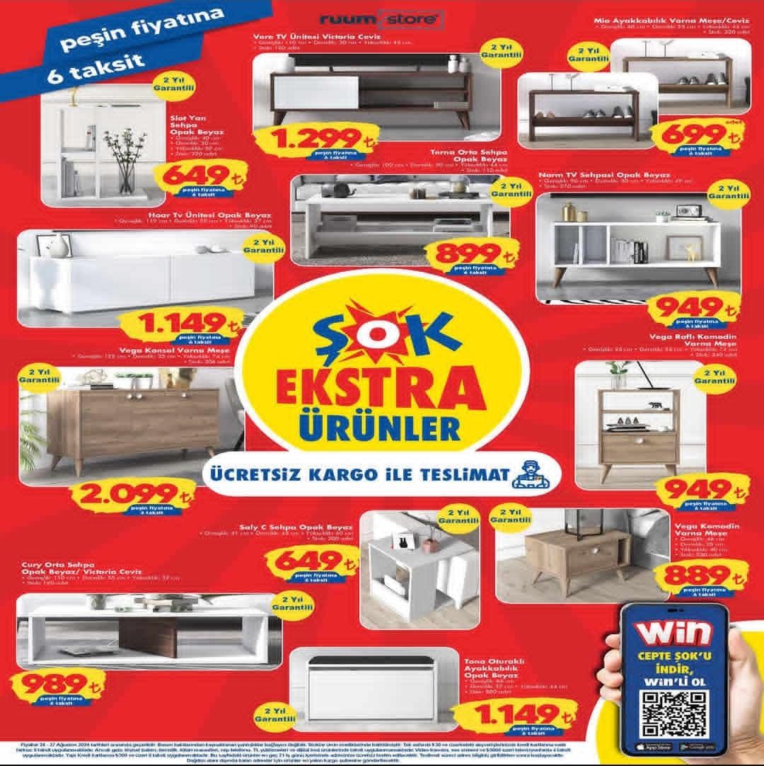 ŞOK Market 21 Ağustos 2024 İndirim Kataloğu Yayımlandı: iPhone, klima, buzdolabı, ve televizyonlarda çok büyük indirim!