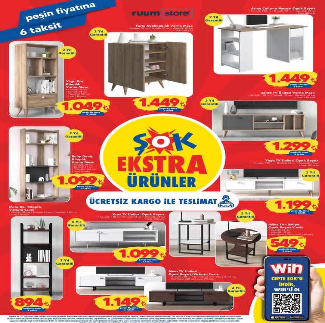 ŞOK Market 21 Ağustos 2024 İndirim Kataloğu Yayımlandı: iPhone, klima, buzdolabı, ve televizyonlarda çok büyük indirim!