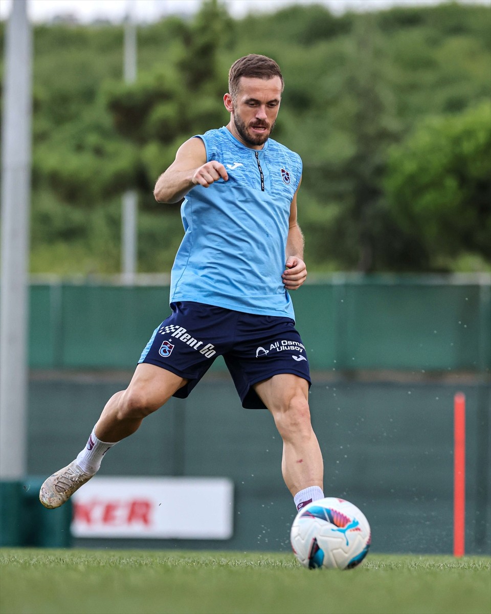 Trabzonspor, UEFA Avrupa Ligi 3. eleme turunda 8 Ağustos Perşembe günü sahasında Avusturya'nın...