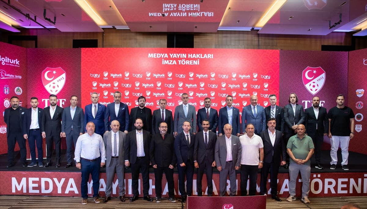 Türkiye Futbol Federasyonu (TFF) ile beIN Medya Grup arasında "Trendyol Süper Lig ve Trendyol 1....