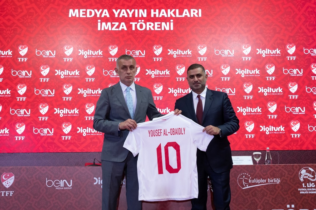 Türkiye Futbol Federasyonu (TFF) ile beIN Medya Grup arasında "Trendyol Süper Lig ve Trendyol 1....