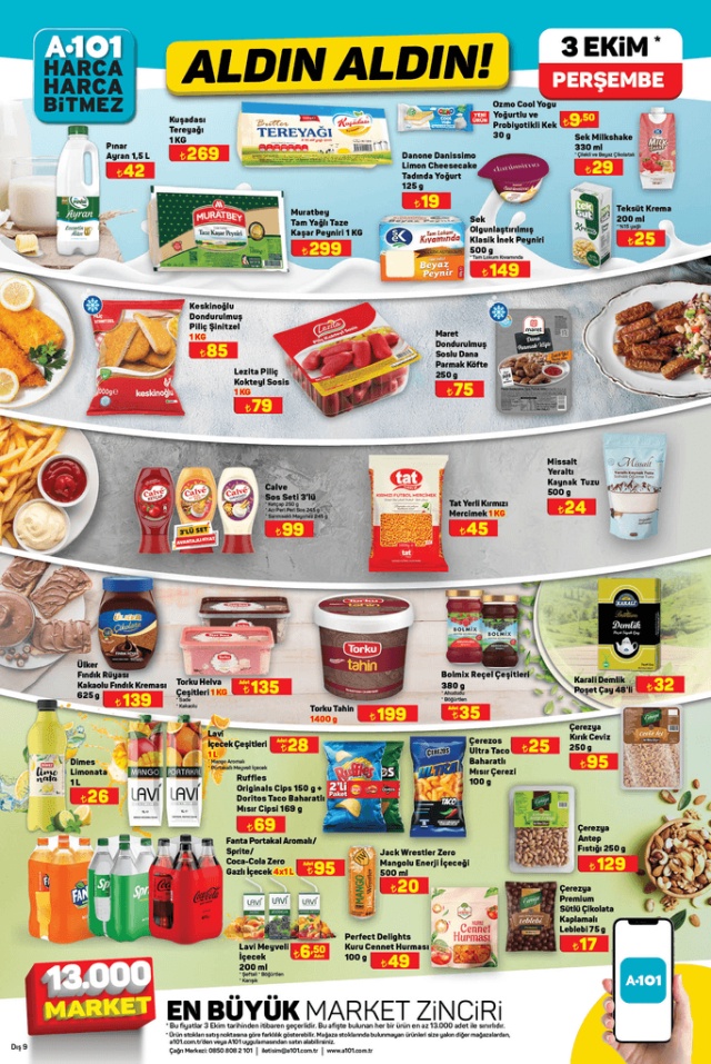 A101 3 Ekim 2024 Aktüel Ürün Kataloğu Yayında! Elektronikten Ev Eşyalarına Kaçırılmayacak Büyük İndirimler Sizleri Bekliyor