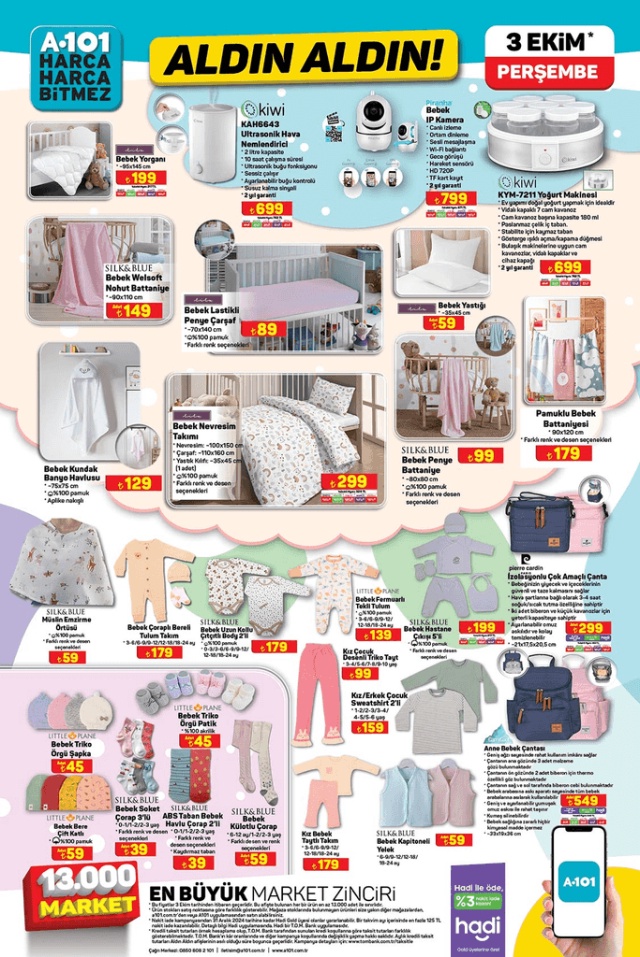 A101 3 Ekim 2024 Aktüel Ürün Kataloğu Yayında! Elektronikten Ev Eşyalarına Kaçırılmayacak Büyük İndirimler Sizleri Bekliyor