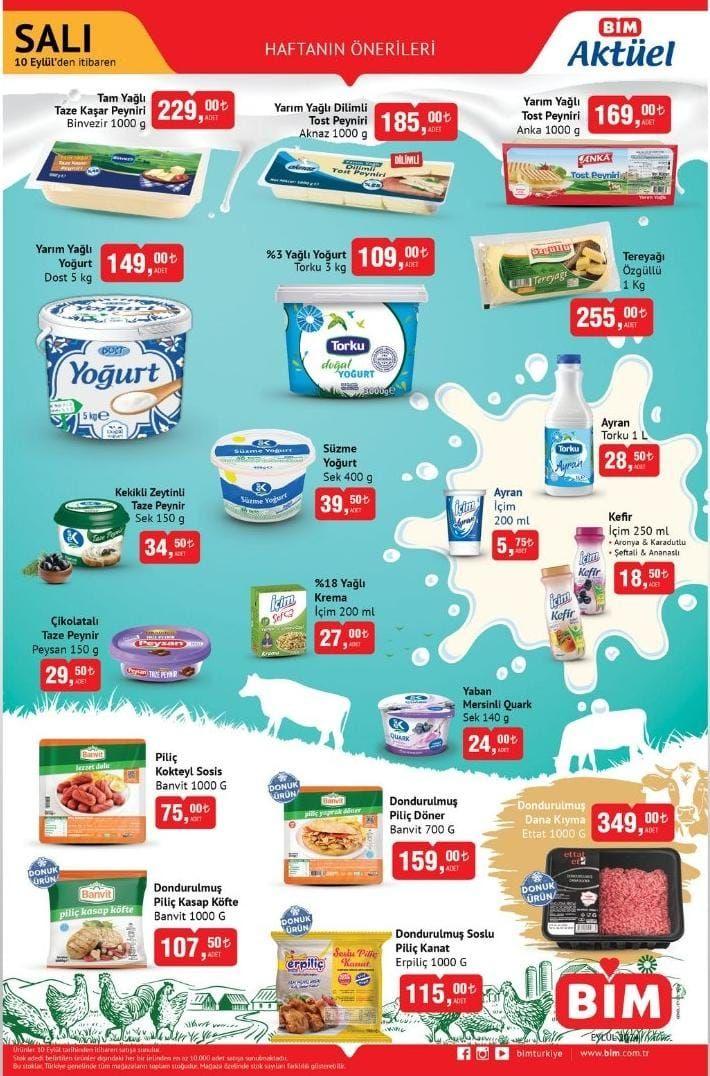 BİM 10 Eylül 2024 Salı aktüel ürünler kataloğu yayımlandıİ: İşte BİM'de 1 hafta geçerli olacak indirimli ürünler