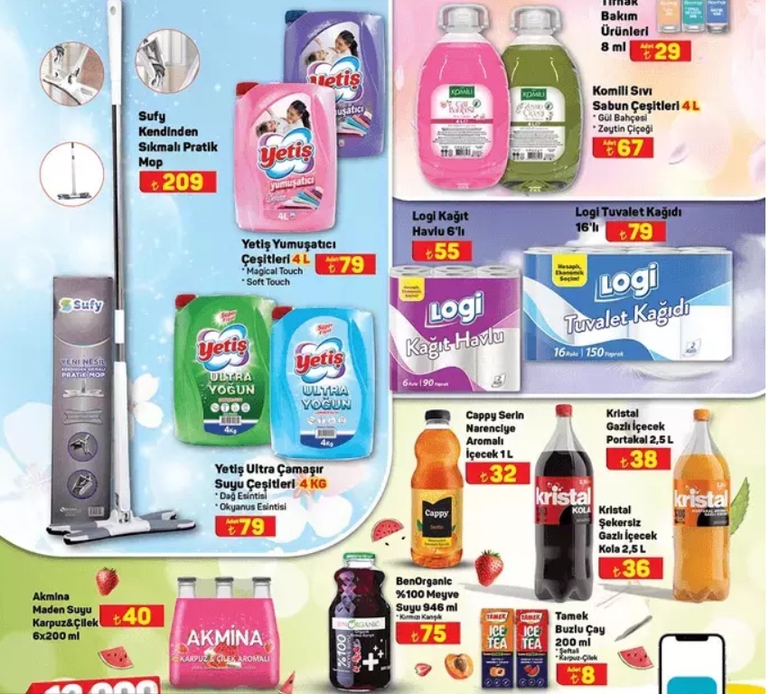 Eline attığın sepette kalacak! 16'lı 79 TL ile cepler şenlenecek
