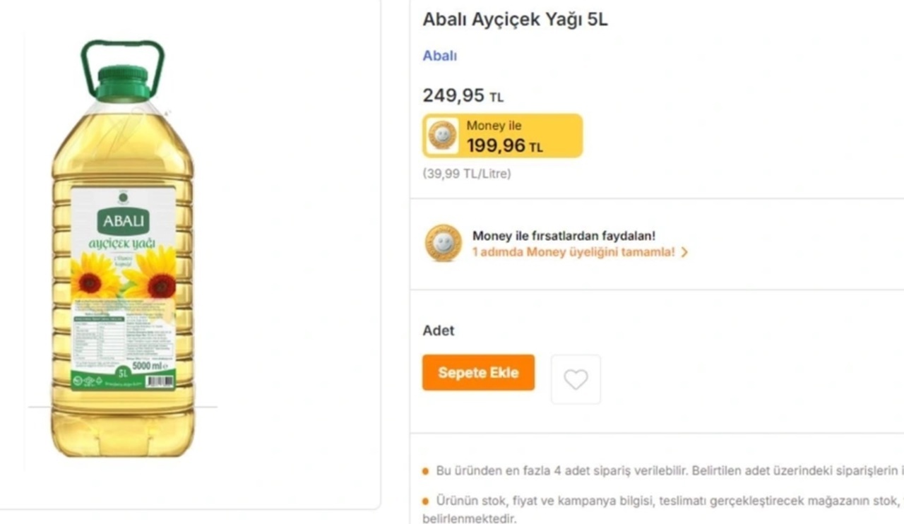Migros'tan Kaçırılmayacak Fırsat! 5 Litre Ayçiçek Yağı İndirimle Satışta