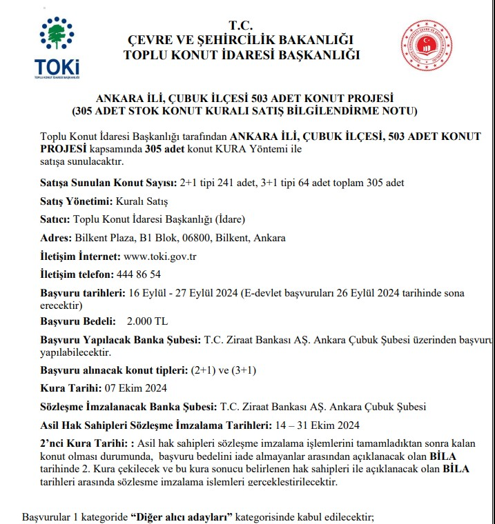 TOKİ'den Uygun Fiyatlı Konut Projeleri