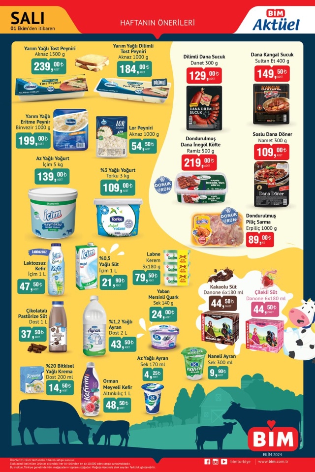 1 Ekim 2024 BİM Aktüel Ürünler Kataloğu Yayınlandı! Bu Salı İndirimde Neler Var?