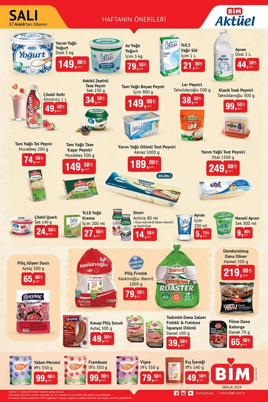 17 Aralık 2024 BİM Aktüel Ürünler Kataloğu Yayınlandı! O Üründeki İndirim Şaşırtıyor
