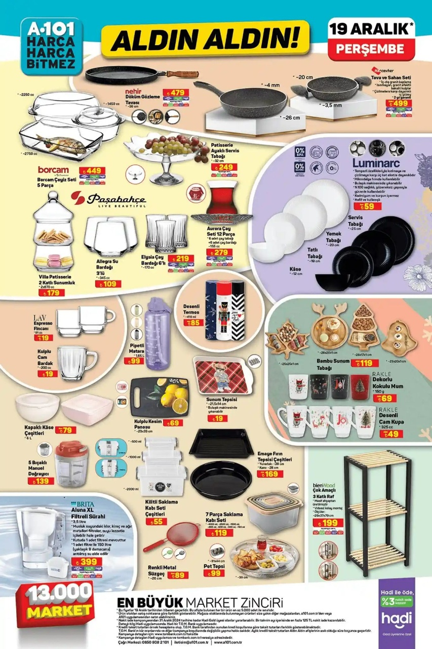 A101 19 Aralık 2024 Aktüel Ürünler Kataloğu Yayında! Kaçırılmayacak Fırsatlar