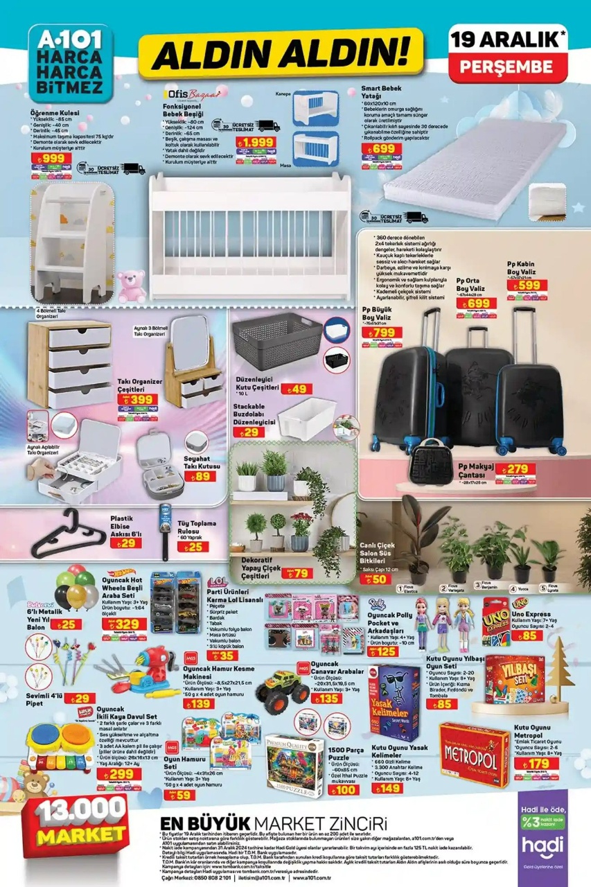 A101 19 Aralık 2024 Aktüel Ürünler Kataloğu Yayında! Kaçırılmayacak Fırsatlar