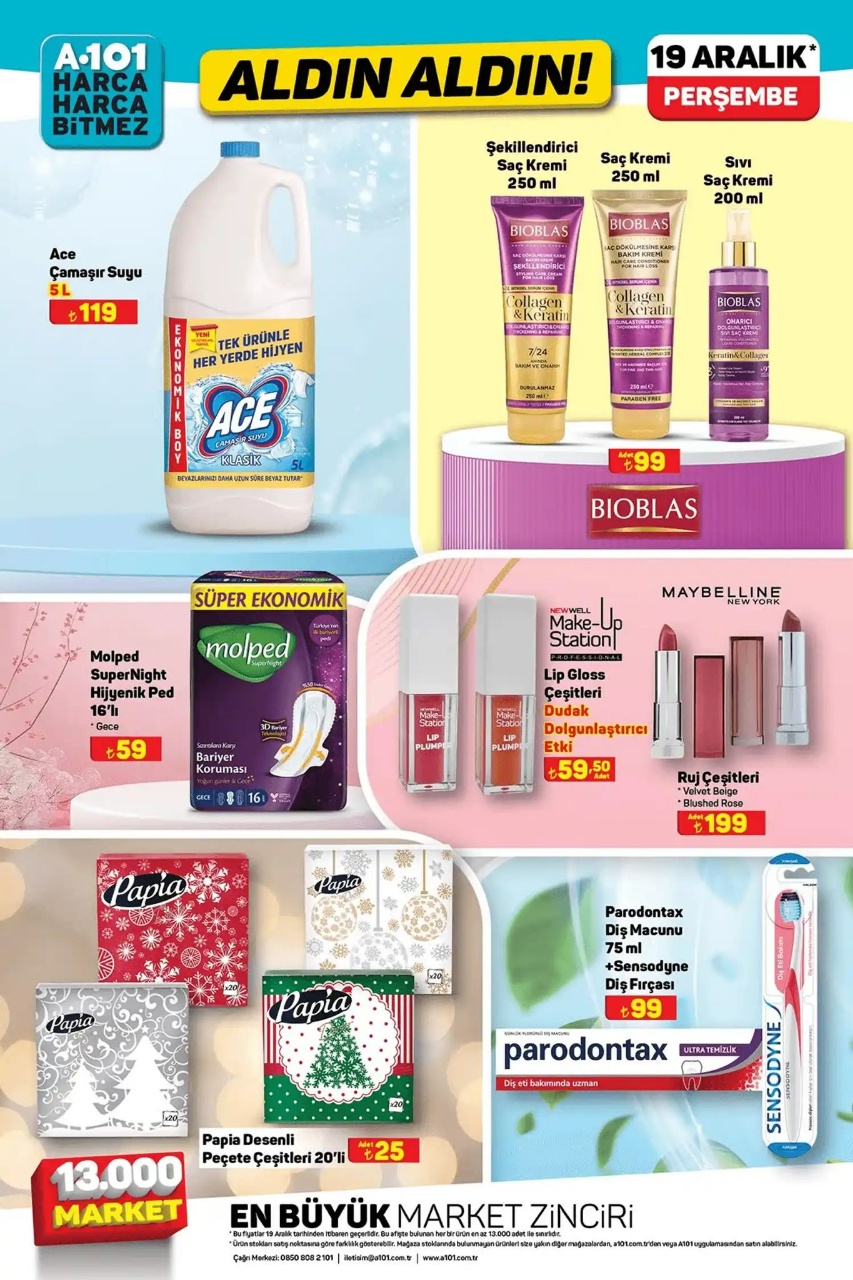A101 19 Aralık 2024 Aktüel Ürünler Kataloğu Yayında! Kaçırılmayacak Fırsatlar