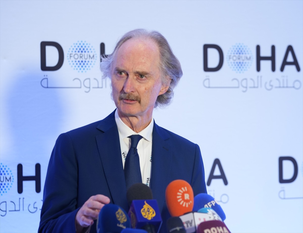 Birleşmiş Milletler (BM) Suriye Özel Temsilcisi Geir O. Pedersen, Katar'da düzenlenen Doha Forum...