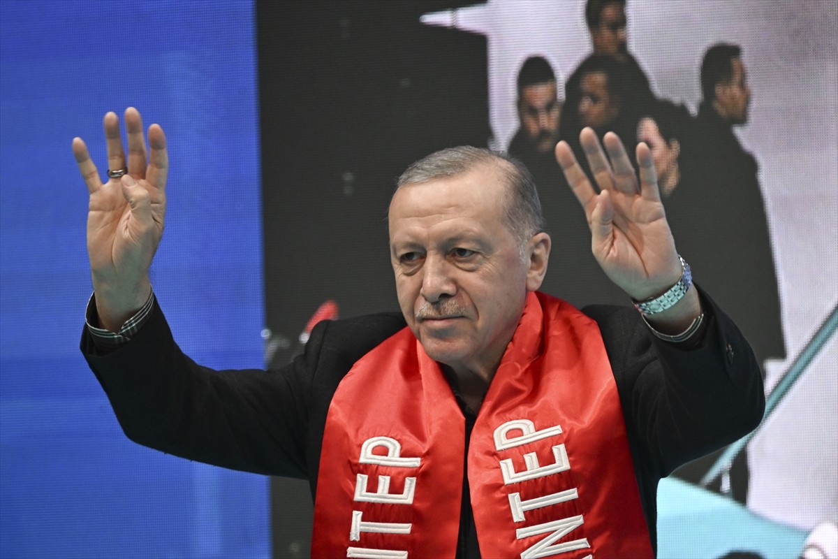 Cumhurbaşkanı ve AK Parti Genel Başkanı Recep Tayyip Erdoğan, Gaziantep’te Şahinbey Kapalı Spor...